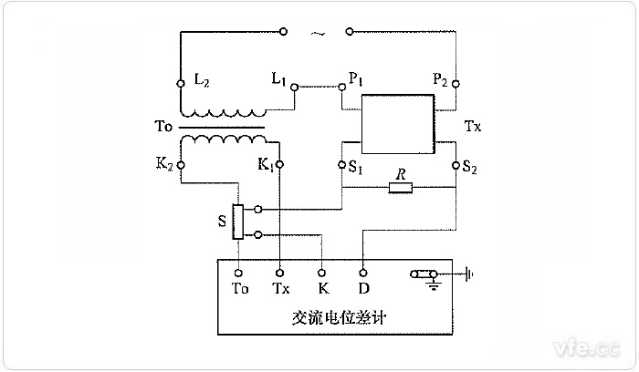 差值法原理測(cè)量非傳統(tǒng)電流互感器電壓輸出誤差線(xiàn)路